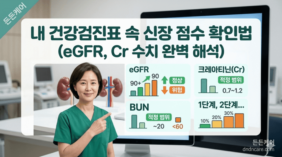 내 건강검진표 속 신장 점수