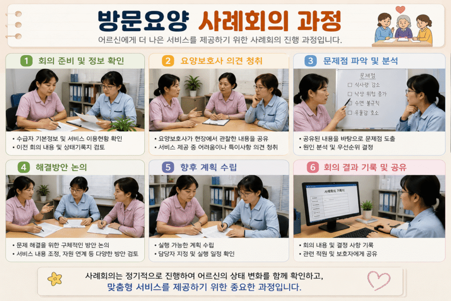 방문요양 사례관리 회의과정