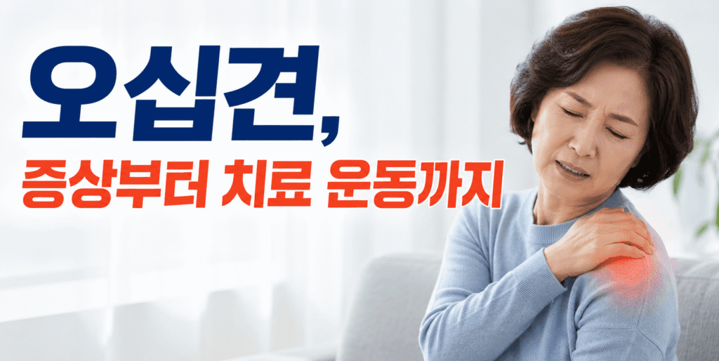오십견 증상부터 치료 운동까지
