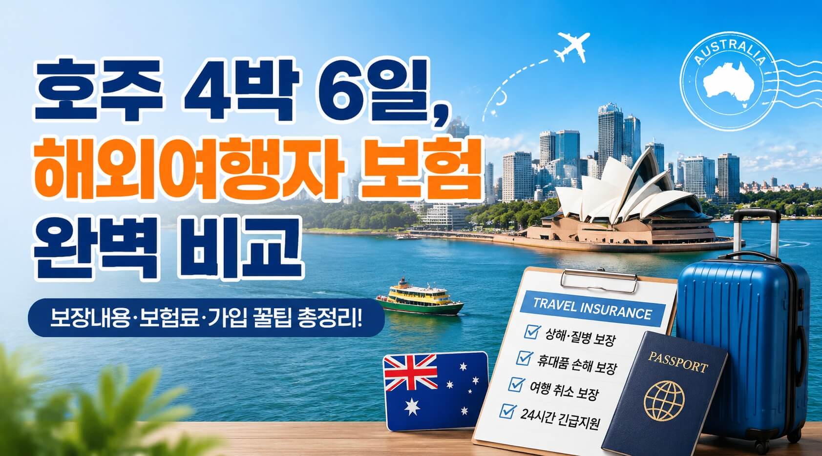 호주여행자 보험 메인