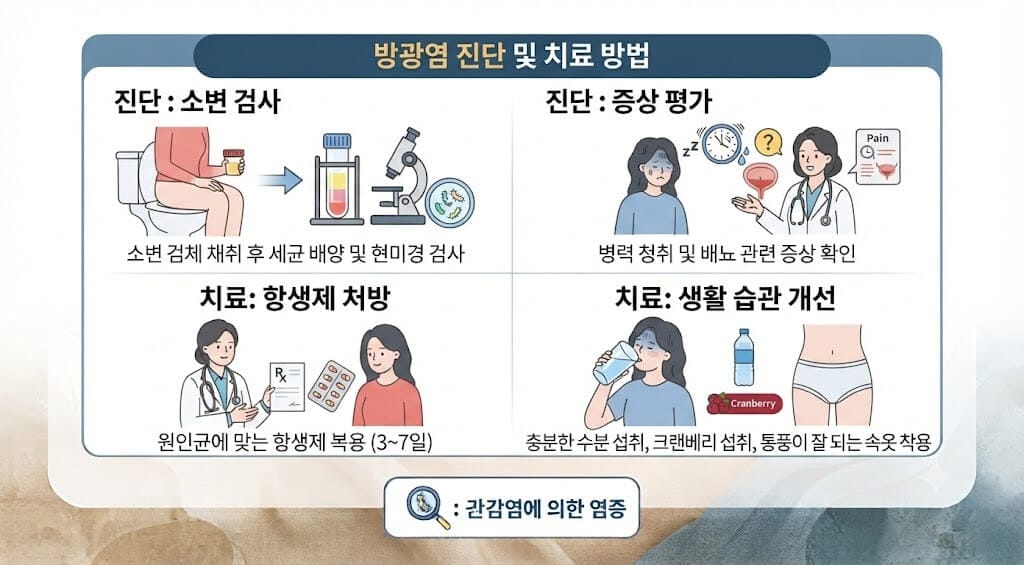 방광염진단 및 치료